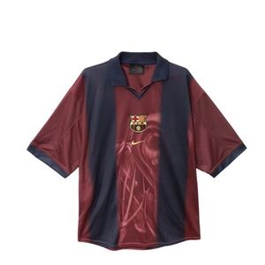 CJ X NIKE X FC BARCELONA RETRO 2000/01 HOME SKELETON
JERSEY